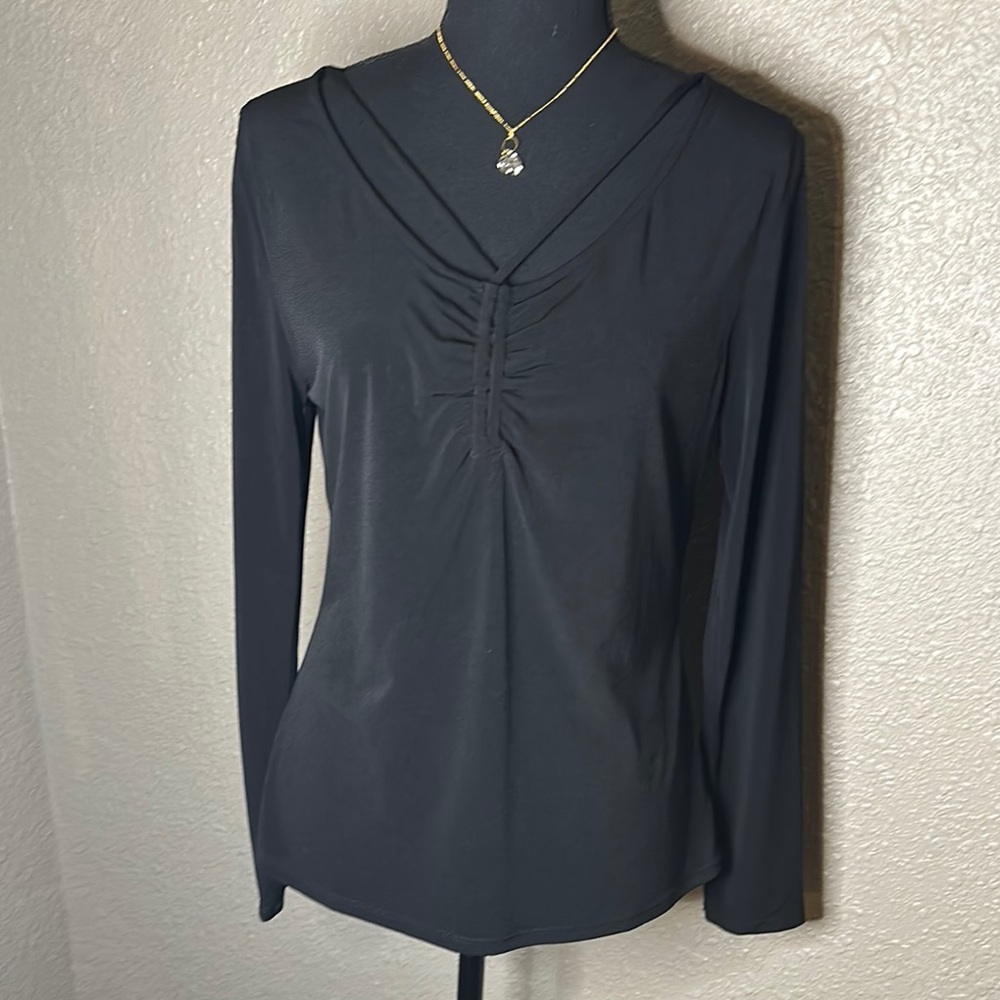 NWOT THE GENERAL GOOD‎ Ruched Blouse with Long Sleeves